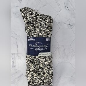 Original Weatherproof Vintage Soft Cotton Blend Socks Men's 10-13 - 3Pks